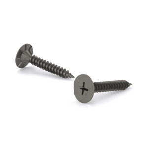 Cement Panel Screw, Wafer Head with Serration, Phillips Drive, Fine Thread, Type S Point