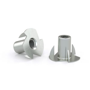 T nut with 3 prongs - Zinc