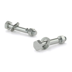 Hex Bolt with Nut and Lock Washer - Grade 5 - Zinc