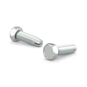 Zinc Plated Metal Screw, Hex Head, Self-Tapping Thread, Type 1 point