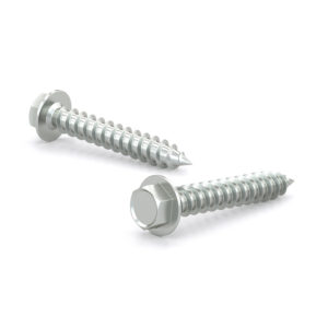 Zinc Plated Metal Screw, Hex Head with Washer, Self-TappingThread, Type A Point