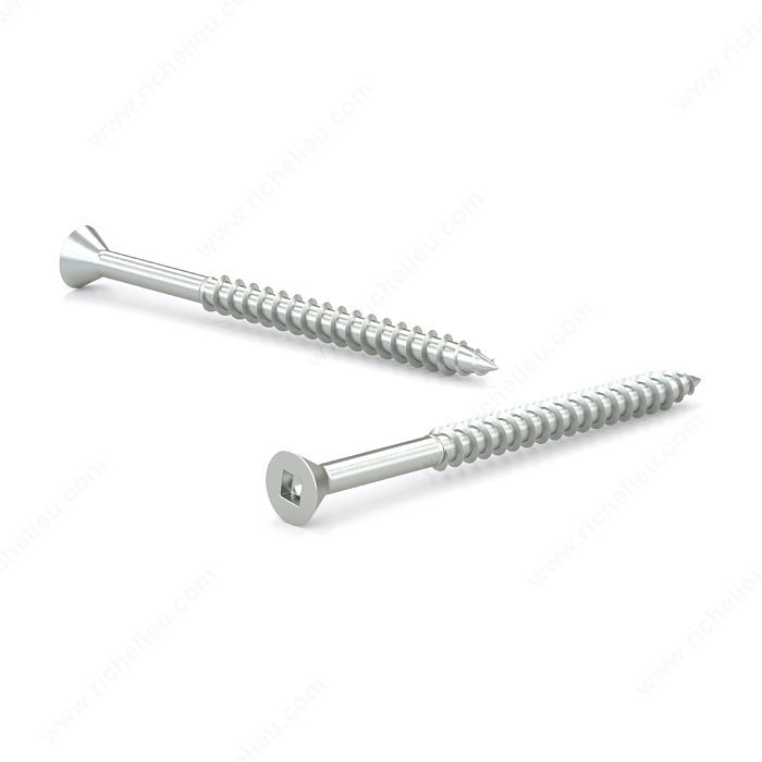 Wood Screw, Flat Head, Regular Thread, Regular Wood Point - Reliable ...