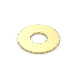 DIN 125A Metric Flat Washer - Brass