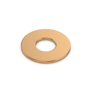 Rondelle plate - Silicone bronze