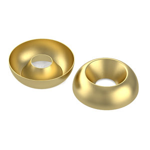 Finishing Cup Washer - Brass