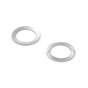 Ribbed/Safety "Schnorr" Metric Lock Washer - Zinc