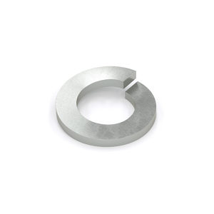 DIN 7980 High Collar Metric Lock Washer - Zinc