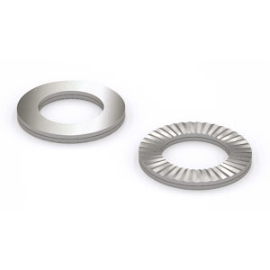 Metric Wedge Lock Washer, Anti-Vibration - T316 Stainless Steel