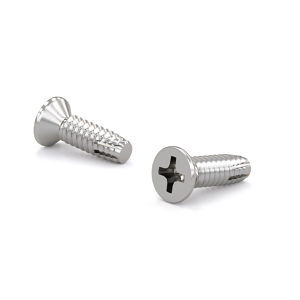 410H Stainless Steel Tapping screw, Flat Head, Phillips Drive, 6-32, Type "F"