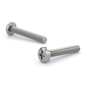 A2 Stainless Steel Machine Screw, Pan Head, Phillips Drive, M2.5