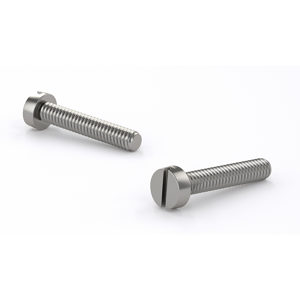 A2 Stainless Steel Machine Screw, Slotted Cheese Head, M2.5