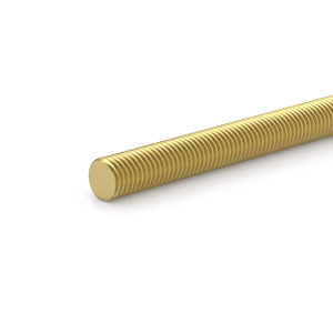 DIN 975 Metric Industrial Threaded Rod - Brass
