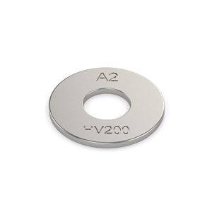 Rondelle plate métrique DIN 125A - A2 acier inoxydable