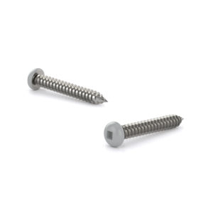 Metal Screw, Colored Pan Head, Square Drive, Self-Tapping Thread, Type A Point