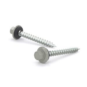 Colored Roof Metal Screw, Hex Head with Steel and Neoprene Washer, Self-Tapping Thread, Type A Point