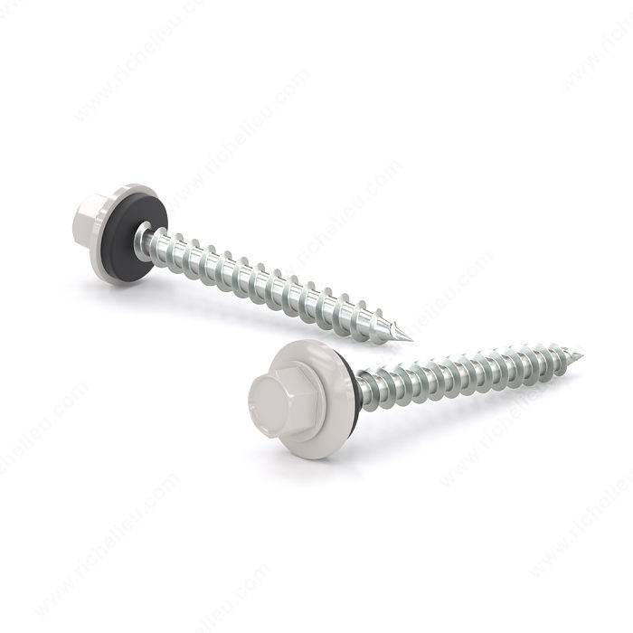Colored Roof Metal Screw, Hex Head with Steel and Neoprene Washer