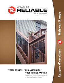 Librairie des catalogues Attaches Reliable - Rampes d'escaliers - Attaches Reliable - page 1