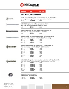 Reliable Fasteners Catalog Library - Stairway Ramps - Reliable Screws - page 3