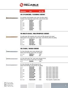 Reliable Fasteners Catalog Library - Prefabricated Homes - Reliable Fasteners - page 3