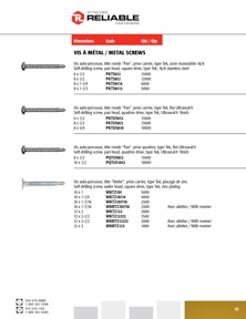 Reliable Fasteners Catalog Library - Doors & Windows - Reliable Fasteners - page 13