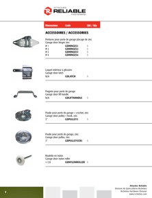 Reliable Fasteners Catalog Library - Garage Doors - Reliable Fasteners - page 2