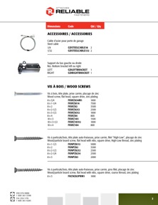 Reliable Fasteners Catalog Library - Garage Doors - Reliable Fasteners - page 3
