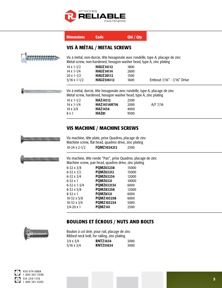 Reliable Fasteners Catalog Library - Garage Doors - Reliable Fasteners - page 5