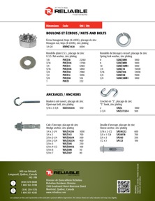 Reliable Fasteners Catalog Library - Garage Doors - Reliable Fasteners - page 8