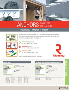 Reliable Fasteners Catalog Library - Anchors Complete Collection
 - page 1